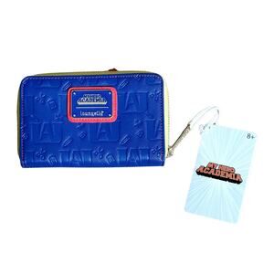 NWT Loungefly My Hero Academia Deku Punch Zip-Around Wallet